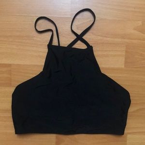 Missguided High Neck Bikini Top